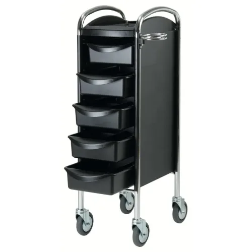 Comair, Stapelboy Piccolo 6002 Samtschwarz inkl. F&ouml;nhalter