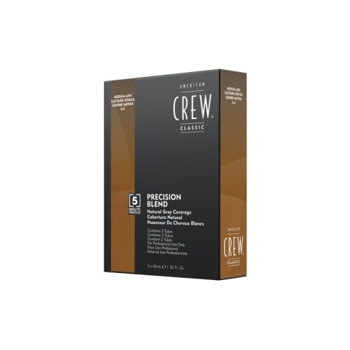 American Crew, American Crew Precision Blend Natural Gray Coverage Medium Ash 3x40ml