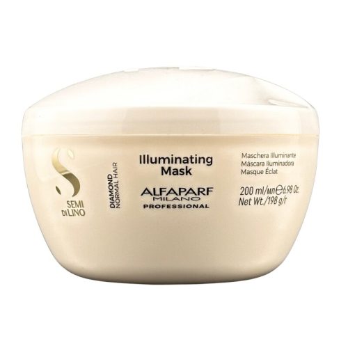 ALFAPARF MILANO, ALFAPARF MILANO Semi di Lino Diamond Illuminating Mask Haarkur & -maske 200 ml