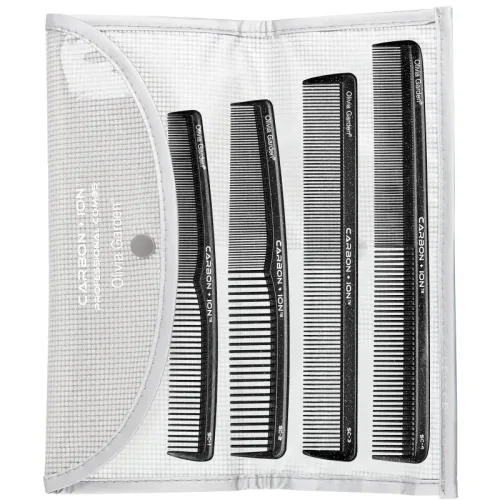Olivia Garden Carbon + Ion SC-Kämme 4er Set