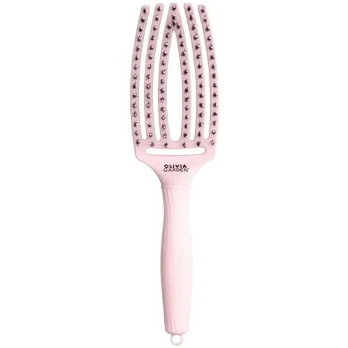 Olivia Garden Fingerbrush Pastel Pink 6 reihig medium