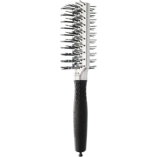 Olivia Garden Essential Style Double Tunnel Nylonborsten Silber
