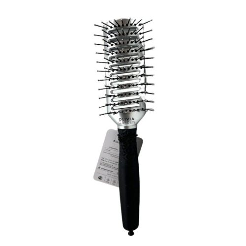 Olivia Garden Essential Style Tunnel Nylonborsten Silber