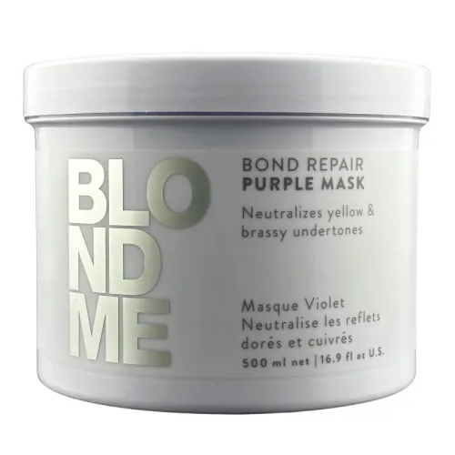 Schwarzkopf, Schwarzkopf BlondMe Bond Repair Purple Mask 500 ml