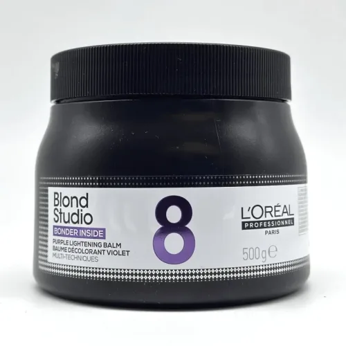 L'Oréal Professionnel, L'Or&eacute;al Blond Studio 8 Bonder Inside Purple Lightening Balm 500 gr