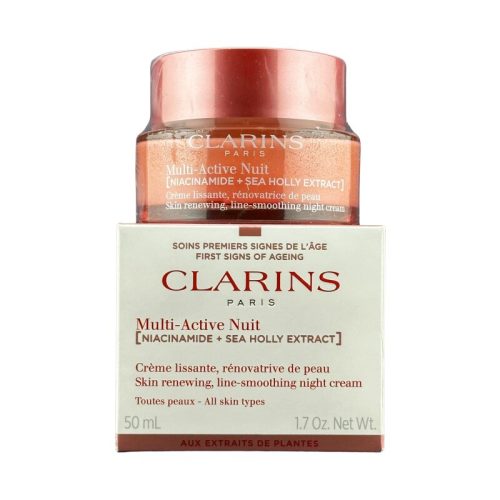 Clarins - Multi-Active Crème Nuit Toutes peaux - Glättende, hauterneuernde Nachtcreme für das Gesicht für jeden Hauttyp, 50 ml