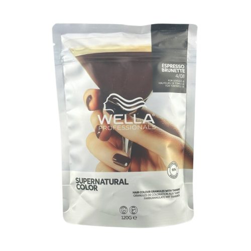 Wella Professionals, Wella Professionals Supernatural Color 4/08 Espresso Brunette 120g