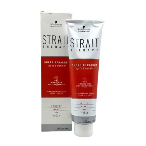 Schwarzkopf Professional, Schwarzkopf Professional Strait Therapy Straightening Cream Haarwachs 300 ml Damen