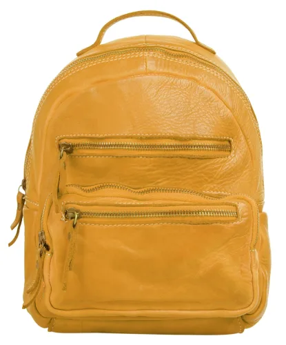 Cluty Cityrucksack echt Leder, Made in Italy