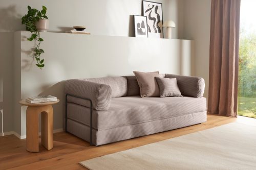 Jockenhöfer Gruppe, Jockenhöfer Gruppe Schlafsofa »Folda, Dauerschläfer, Breite 206 cm, Liegefläche 181x198 cm« mit Bett-/Schlaffunktion, inkl. 1x Zierkissen, Tonnentaschenfederkern