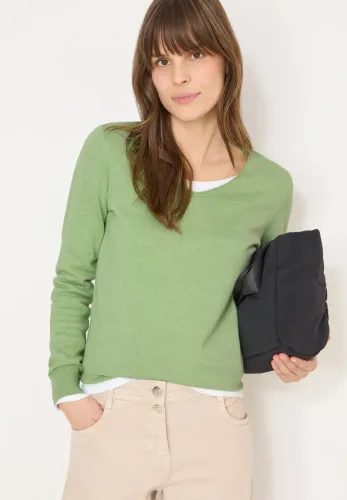 cecil, Cecil Strickpullover mit V-Ausschnitt