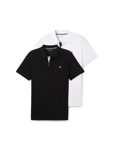 Tom Tailor, TOM TAILOR Poloshirt Packung, 2 Stk. im Doppelpack