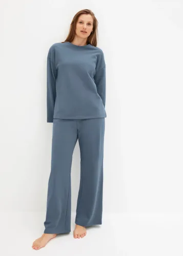 bonprix, bonprix Oversized Loungewear Sweat Hausanzugblau 48Damen