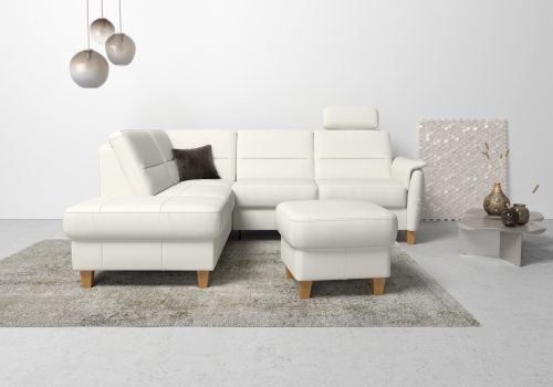 HOME AFFAIRE, Home affaire Ecksofa »Palmera«, Federkern, wahlweise mit Bettfunktion und mit/ohne Stauraum