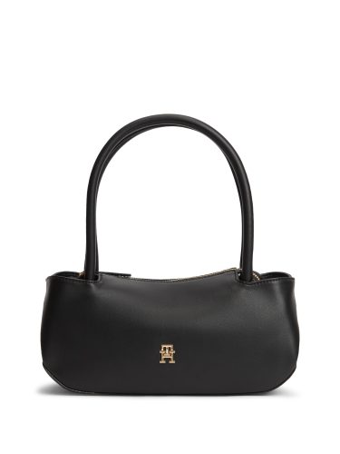 Tommy Hilfiger Henkeltasche "TH LOGOTAPE SHOULDER BAG" Damen Handtasche mit doppeltem Tragegriff