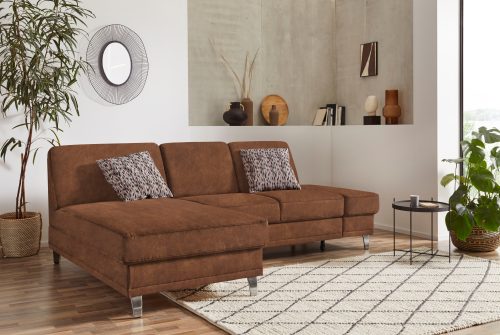 SIT&MORE, sit&more Ecksofa »Clio V«, wahlweise mit Bettfunktion oder Vorziehsitz und Bettkasten, Inklusive Federkern