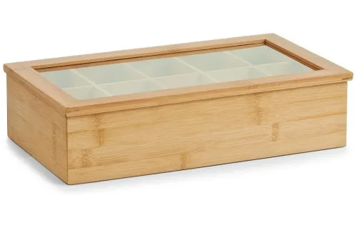 Zeller Present, Teebeutelbox Bamboo 36x20cm