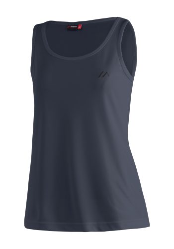 Maier Sports Damen Petra Top (Größe XS, Blau)