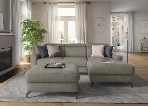 SIT&MORE, sit&more Ecksofa, inklusive Kopfteilverstellung, wahlweise mit Bettfunktion und Bettkasten