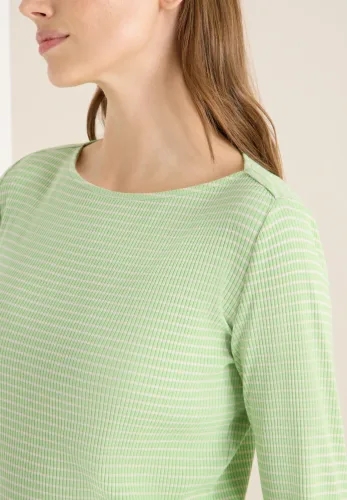 cecil, Cecil Langarmshirt mit Streifen-Muster