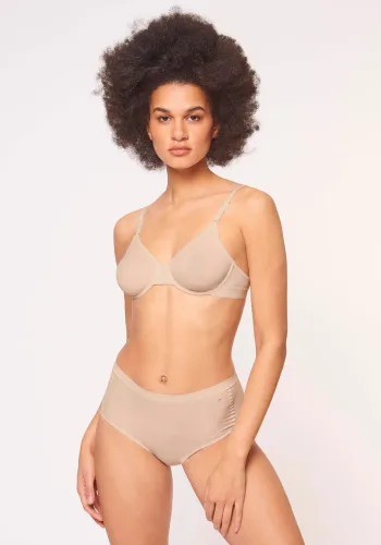 Triumph, Micro Fun BH mit Bügel, ungefüttert in beige