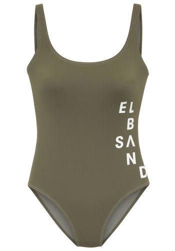 Elbsand Badeanzug »Deep«, mit Logo in Kontrastfarbe