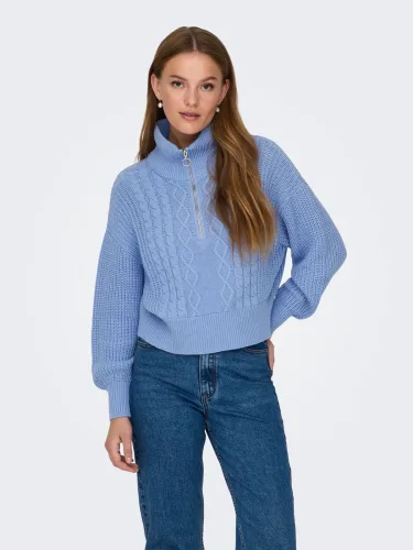 Only, Only - Pullover, für Damen, Blau Größe S