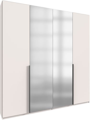 Wimex Kleiderschrank »Mugano,in 8 Breiten,3 Höhen,2 Tiefen, viele Farben, Made in Germany«, (in Basic oder Premium Ausstattung mit 2 weiteren Einlegeböden), mit langen oder kurzen Griffen aus Metall, mit oder ohne Spiegel