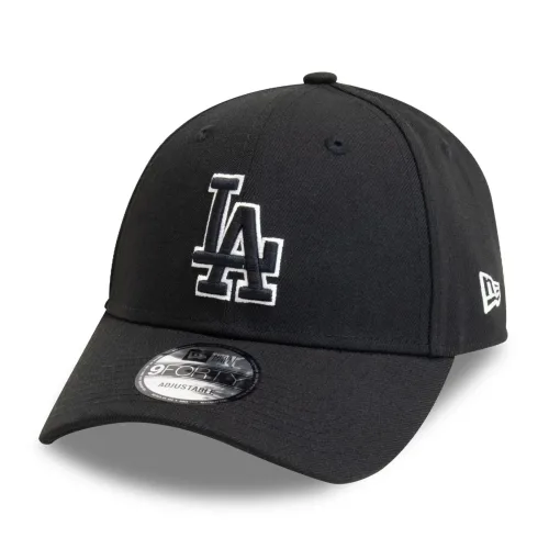 New Era, New Era 9Forty Cap / Strapback - Black + White Einheitsgroesse Herren