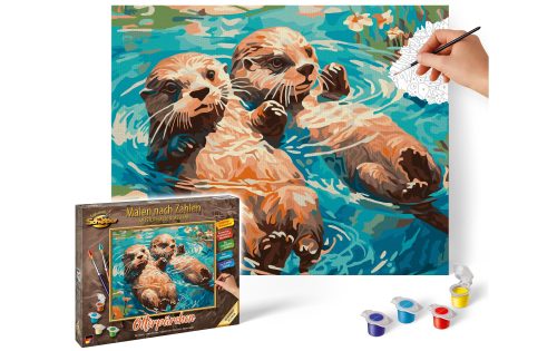 undefined, Schipper Malen nach Zahlen Otterpärchen
