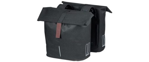 Basil, Basil City Doppelpacktasche 28-32l schwarz 2021 Gepäckträgertaschen