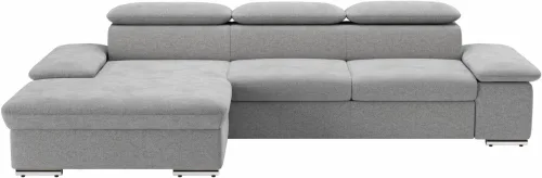 Sit & More, sit&more Ecksofa "Valantine L-Form, B: 286 cm" mit Arm- & Kopfteilverstellung, optional mit Bettfunktion