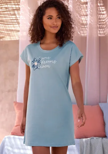 Vivance Dreams by Lascana Nachthemd mit schönem Frontprint