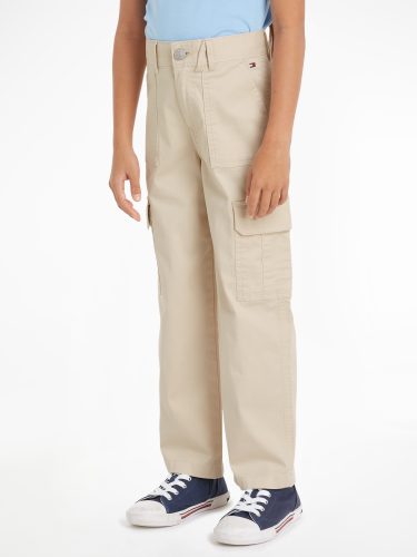 Tommy Hilfiger Cargohose »UTILITY CARGO PANTS«, Kinder bis 16 Jahre mit Logostickerei