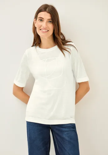 cecil, Cecil T-Shirt mit tonalem Print