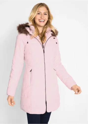 bonprix, bonprix Steppjacke mit Kapuze, gefüttertrosa 38Damen