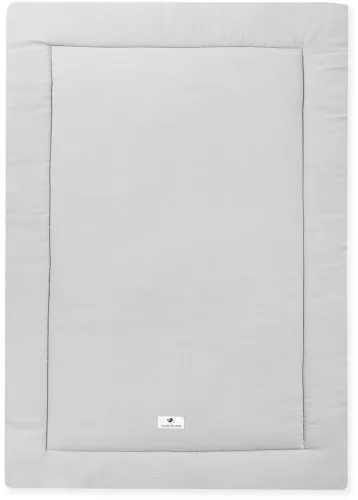Julius Zöllner, Julius Zöllner Krabbeldecke "Musselin, grau" Made in Germany