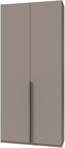Wimex Kleiderschrank »Mugano,in 8 Breiten,3 Höhen,2 Tiefen, viele Farben, Made in Germany«, (in Basic oder Premium Ausstattung mit 2 weiteren Einlegeböden), mit langen oder kurzen Griffen aus Metall, mit oder ohne Spiegel