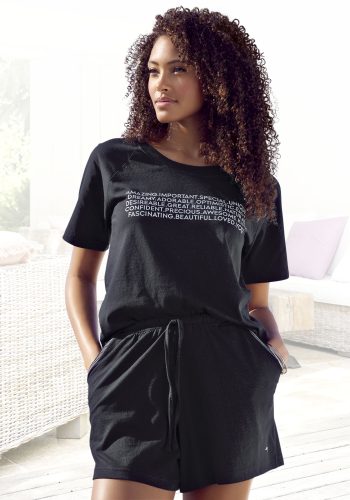 KangaROOS Shorty, mit Slogan-Frontdruck