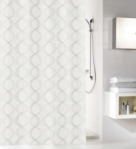 Kleine Wolke, Kleine Wolke Duschvorhang Classy Weiss | 120 × 200 cm