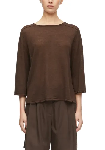 Comma - Strickpullover, für Damen, Braun Größe 34