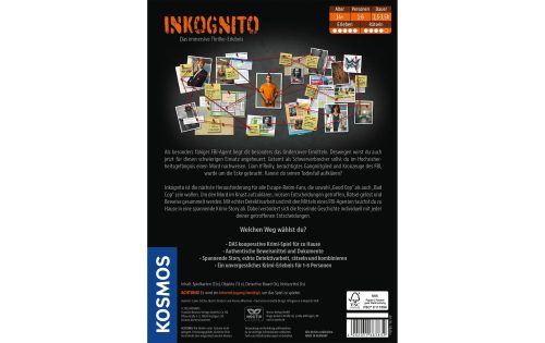 Masters of Crime: Inkognito, Brettspiel