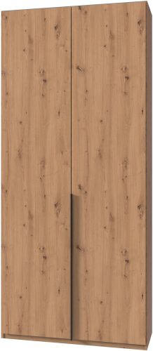 Wimex Kleiderschrank »Mugano,in 8 Breiten,3 Höhen,2 Tiefen, viele Farben, Made in Germany«, (in Basic oder Premium Ausstattung mit 2 weiteren Einlegeböden), mit langen oder kurzen Griffen aus Metall, mit oder ohne Spiegel