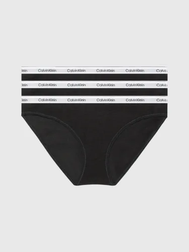 Calvin Klein, Calvin Klein - Multipack Slip, für Damen, Black, Größe M
