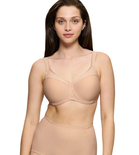 Triumph, Modern Soft + Cotton BH mit Bügel, ungefüttert in beige
