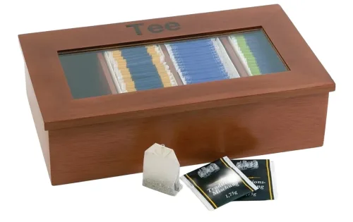 Aps, Teebox mit 4 Kammern, 33.5cmx20cm, H9cm