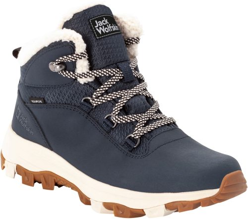 Jack Wolfskin Wasserdichte Winterschuhe Frauen Everquest Texapore Mid Women 37 blau dark blue / off-white