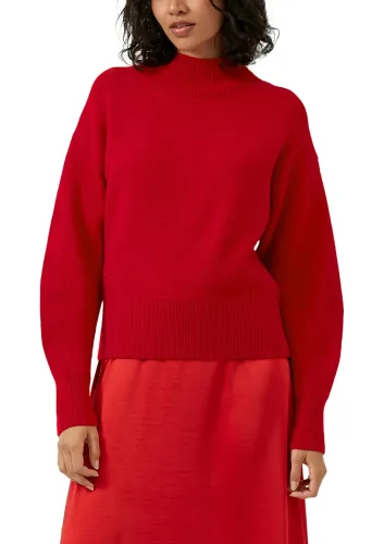 s.Oliver, s.Oliver Strickpullover mit Rippbündchen