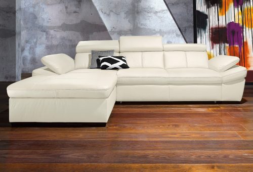 exxpo - sofa fashion, exxpo - sofa fashion Ecksofa, inklusive Kopfteil- und Armteilverstellung, wahlweise mit Bettfunktion