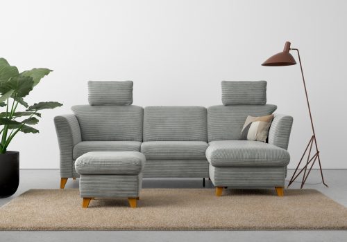 HOME AFFAIRE, Home affaire Ecksofa »Trelleborg«, wahlweise mit Bettfunktion und Bettkasten, inkl. Federkern-Polsterung